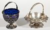 BLACK, STARR AND FROST RETAILED STERLING SILVER BASKETS, LOT OF TWO,