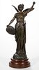 GEORGES OMERTH (FRANCE, ACT. 1895-1925) STATUE,
