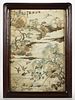 CHINESE /JAPANESE SIGNED EMBROIDERED SILK PICTURE,