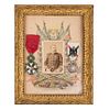 Medalla de la Expédition du Mexique / Medalla de la Orden de la Legión de Honor en grado de Oficial / Retrato de Oficial.