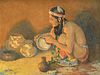 Eanger Irving Couse (1866 - 1936) The Pottery Painter