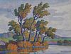 Birger Sandzen (1871 - 1954) Prairie Pond, 1937
