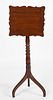 Federal Carved Mahogany Tilt-Top Candle Stand