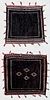 2 Old Afghan Beluch Square Rugs