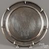 Kalo Shop sterling silver tray, 15'' dia., 42.3 ozt.