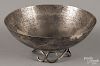 Sciarrotta art deco sterling silver bowl, 2 3/8'' h., 5 3/4'' w., 6.3 ozt.