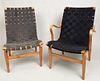 Two Bruno Mathsson Eva Chairs, Arm & Side