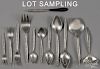 International Sterling silver Valencia pattern flatware service, forty-eight pieces, 66 ozt.