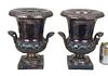 Pair Old Sheffield Campana Urn Form Wine Coolers
