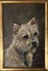 Small O/C Painting of Terrier