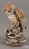 Boehm porcelain limited edition screech owl, 10 1/2'' h.