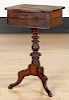 Victorian mahogany sewing stand, 31'' h., 18 1/4'' w.