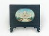Indian Antique Painting of Taj Mahal in Frame 