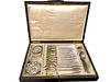 Silver Tea Accoutrements in Box