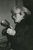 Andy Warhol with Camera by Gary Gershoff (1980)