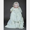 A German 17in. Bisque Bye-Lo Baby Doll, 19th/20th Century,