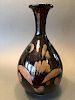 ANTIQUE Chinese Cizhou Russet Black Glazed Vase -YUHUCHUNPING, Jin Dynasty 中国古磁州窑黑釉玉壶春瓶，金代