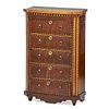 DUTCH MINIATURE TALL CHEST OF DRAWERS