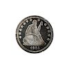 U.S. 1885 PROOF 25C COIN