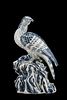 Japanese Arita Ware B/W Porcelain Figure of a Hawk