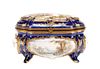 Sevres Chateau des Tuileries Lidded Box, 19th C.