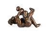 American, "Mother And Child", Bronze Sculpture