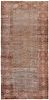 Antique Persian Shabby Chic 19th Century Sultanabad Rug 13 ft 3 in x 6 ft 7 in (4.04 m x 2.01 m)