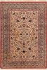 Vintage Persian Isfahan Rug 7 ft x 4 ft 11 in (2.23 m x 1.49m )