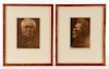 Group Of Two Edward Curtis Photogravures, 1912/15