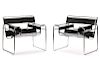 Pair, Marcel Breuer "Wassily" Lounge Chairs