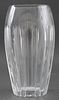 Baccarat "Acropole" Clear Crystal Cut Vase