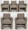 Ray Wilkes Style Modular "Chiclet" Chairs, 5