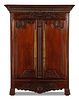 Finely Carved French Wedding Armoire, 18th Century