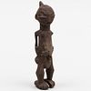 Bena Lulua Carved Wood Standing Figure, Democratic Republic of Congo