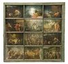 Large Window w/ French Neoclassical Scenes