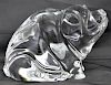 WATERFORD CRYSTAL LARGE PIG PAPERWEIGHT
