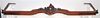 ANTIQUE MAHOGANY CARVED SEMI TESTER 76 INCH