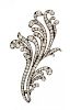 A Fine Georgian Silver Topped Gold and Diamond Brooch, 17.10 dwts.