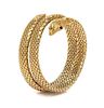 An 18 Karat Yellow Gold Serpent Bracelet, 40.60 dwts.