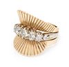 * A Bicolor Gold and Diamond Ring, 7.20 dwts.