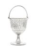 A Victorian Silver Basket, Barnard Brothers, London, 1866, on a spreading circular base with beaded rims and chased with flutes,