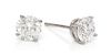 A Pair of Platinum and Diamond Studs, Tiffany & Co., 1.80 dwts.