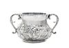 A Charles II Silver Caudle Cup,, Maker's Mark TA a mullet between and star below in a heart (See Jackson's, 2009 Edition, p. 126