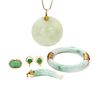 A Collection of Jade Jewelry,