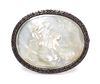 * A Silver and Mother-of-Pearl Cameo Brooch, 15.20 dwts.