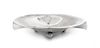 An American Silver Bowl, Tiffany & Co., New York, NY, Circa 1955, the rim formed as three stylized downturned petals, raised on