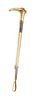 A Retro Yellow Gold and Platinum Riding Crop Pin, 2.90 dwts.