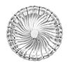 An American Silver Dish, Gorham Mfg Co., Providence, RI, 1953, shaped circular with stepped rim, the shallow bowl chased with sp