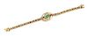 A Yellow Gold, Emerald, Sapphire and Citrine Bracelet, 17.80 dwts.