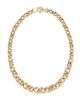 A 14 Karat Yellow Gold Fancy Link Necklace, 18.40 dwts.